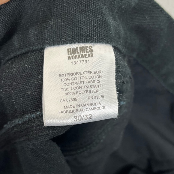 Holmes Workwear Canvas Cargo Pants Sz 30x32 - Picture 11 of 11